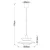 Rea Light Artemis S HN8452S-3280 Visilica, E27, 60W, O30cm, Bež-bela