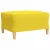 3-dijelni set sofa s tabureom i jastucima svjetložuti tkanina