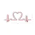 Wallity Love Rhythm Dekorativna rasveta, Roze