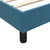 Vidaxl posteljni okvir brez vzmetnice temno modra 120x210 cm žamet
