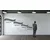 WallXpert metalni zidni ukras 5109, talasasta traka klavirskih dirki, 60 x 17 cm, crni