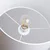 Sollux SL.1403 - Luster na sajli NOVA 1xE27/15W/230V, prečnik 30 cm, bela