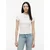 Tommy Jeans Majica Script Rib DW0DW22809 Kremna Slim Fit