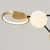 Opviq Luster L1224, Crno-zlatne boje
