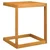 Vidaxl Mizica C oblike 42x40x50 cm trden akacijev les