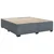 Vidaxl Box spring postelja z vzmetnico temno siva 180x200 cm žamet