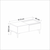 HANAH HOME Sto za dnevnu sobu Mia Travertine Anthracite
