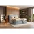 Esposa BOXSPRING POSTELJA 180 cm x 200 cm , tekstil svetlo modra