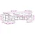 Set vanjskih sofa s jastukom 6 pcs Prirodna i crna