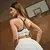 GymBeam Varsity Sports Bra White