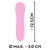 You2Toys Cuties Mini vibrator, 7 režima vibracije, 12.5cm, Roze