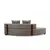 Atelier del Sofa Ugaona garnitura Gondol Siva