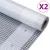 Greatstore Leno ponjava 2 kosa 260 g/m2 3x20 m bela