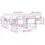 Set vanjskih sofa s jastukom 7 pcs Bijela i crna