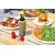 Sauce bottle, with 3 interchangeable ends, 350 ml, plastic - MasterCla