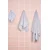 Maison Deux majhna brisača bombažna Solid Color 50 x 100 cm
