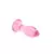 Kiotos Glass Plug Crystal Gem Pink