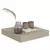 Plutajuće zidne police 2 kom boja hrasta 23 x 23,5 x 3,8 cm MDF