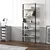 HANAH HOME Polica za knjige Hero Travertine Anthracite