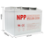 NPP NPG12V-38Ah, GEL BATTERY, C20=38AH, T14,197*165*174*174, 11KG, Light grey