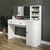 Hanah Home toaletni sto Ella sa ogledalom, 120 cm, beli