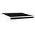Skrovita tenda Crna 350 x 250 cm Tkanina i Metal