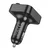 Hoco E85 Bluetooth FM Transmitter avtomobilski polnilec 2x USB / USB-C QC PD 20W, črn
