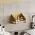 Hanah Home Zidna polica Short Arm, 30x20x19 cm, Zlatna boja