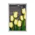 Plakat rumeni tulipani na lesenem ozadju - 20x30 silver
