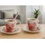 Darilni set skodelic za espresso 2x80ml v škatli - kolekcija Rose
