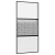 Staklena vrata Rezbarija Crna 102,5 x 2 x 205 cm Aluminij