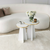 HANAH HOME Set stolova Mushroom 2 Gold White