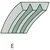 Rebrasti jermen 3/8 x 53, 20 x 1340 La