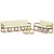 Set vanjskih sofa s jastukom 8 pcs Bijela i krem