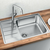 BLANCO Lemis XL 6 S-IF Sudopera, 780x500,  Sa sifonom, Inox