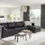 VIMLE Sofa 4-sed, s lenjivcem/Grann/Bomstad crna