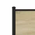 Vidaxl Kovinski posteljni okvir brez vzmetnice sonoma hrast 100x200 cm