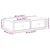 Zidna polica s ladicama crna 60x28x15 cm izrađeno drvo
