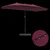 Vrtni suncobran Bordeaux Crvena 385 x 209 x 244 cm Poliester