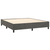 vidaXL Box spring postelja z vzmetnico temno siva 160x200 cm žamet