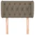 Vidaxl Vzglavje z ušesi taupe 83x23x78/88 cm blago