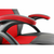 WHITE SHARK gaming stolica KINGS THRONE, Black-Red