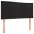 vidaXL Postelja boxspring z vzmetnico Črna 90 x 190 cm Žamet