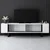 Hanah Home TV Komoda Yildiz, 180x50x30 cm, Belo-Crna