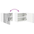 Ormar za Zid PORTO Siva Sonoma 50 x 31 x 40 cm