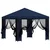 Vidaxl Vrtni gazebo s stranskimi stenami 3 x 3 m Modra