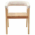vidaXL Jedilni stoli 2 pcs Naravna 54 x 57 x 73 cm