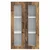 Zidni stakleni ormarić PORTO Staro drvo 60 x 31 x 100 cm