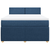 vidaXL vidaXL Box spring postelja z vzmetnico modra 160x200 cm blago, (21308378)