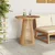 Bocni stol Smeđa 70 x 70 x 75 cm Čvrsto teak drvo